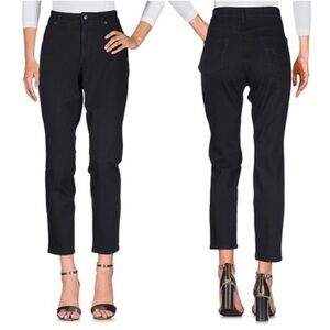 Cambio Sharon high rise straight leg jeans black size 10